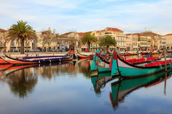 Traditional Gondola boats in Aveiro