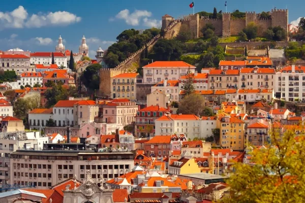 Viewpoint of Lisbon Old Town